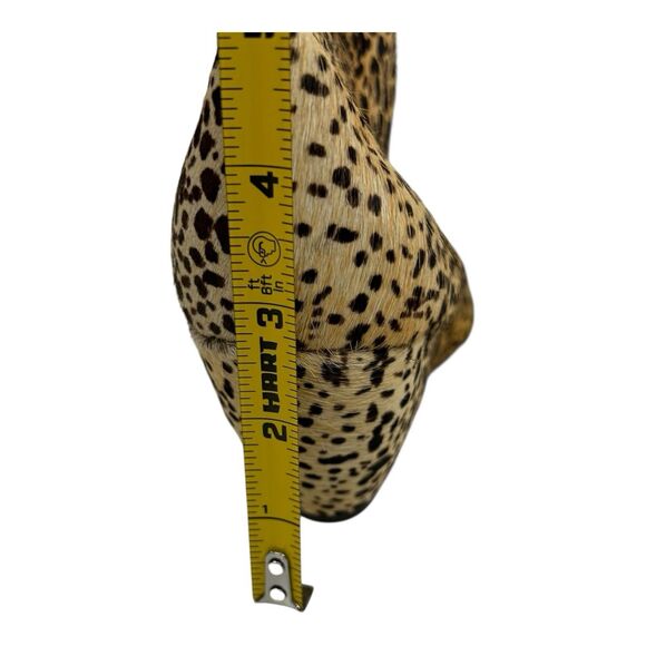 Matisse Nugent Leopard Calf Hair Leather Ankle Boots Booties Sz 7.5 Brown Ombre - Picture 8 of 16